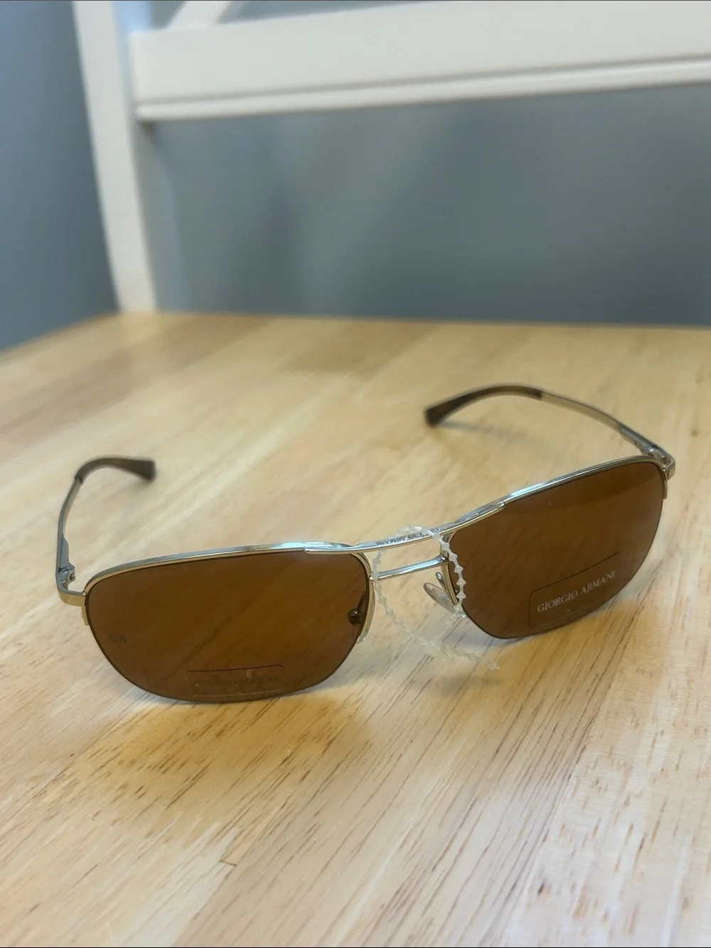 Vintage Giorgio Armani GA 186/S 3YGVF 57-17-130mm Polarized Made in Italy & Case